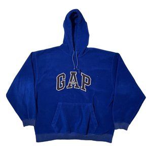 GAP y2k Vintage Blue Hoodie Sweatshirt Men's XL